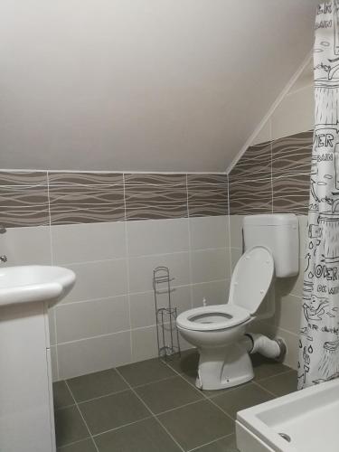 Ванная комната в Apartment Smoljanac 12345b