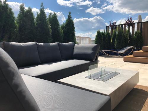 Posedenie v ubytovaní Luxury penthouse with jacuzzi