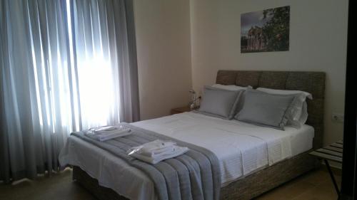 Katil atau katil-katil dalam bilik di Anatolia Hotel Geyre Karacasu Aydın (Aphrodisias)