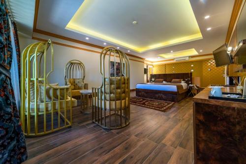 Katil atau katil-katil dalam bilik di Sentido Kamelya Selin Luxury Resort & SPA