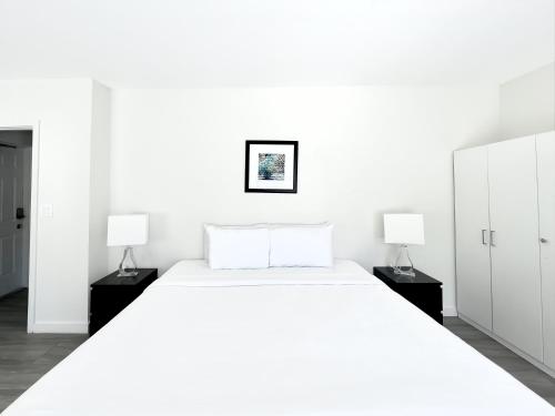 Cama o camas de una habitación en Beach Gardens
