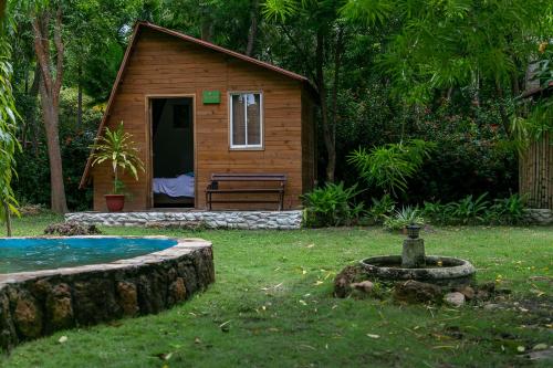 Hostal Campomarにある庭