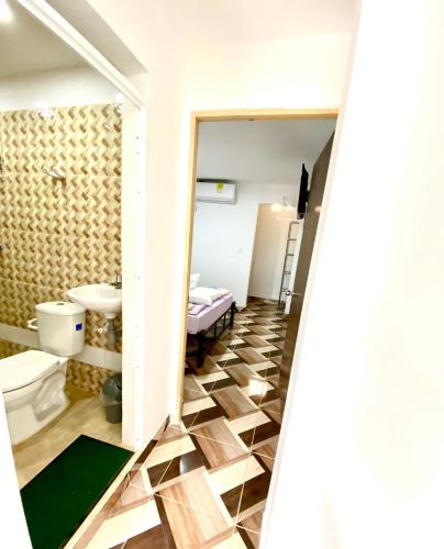 Koupelna v ubytování Apartamentos Rincón Garcia