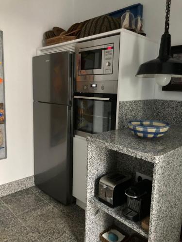 Dapur atau dapur kecil di Villa Playa Mojacar Solo Familias