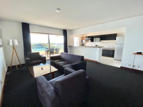 Η κουζίνα ή μικρή κουζίνα στο Casa Del Sole Apartments