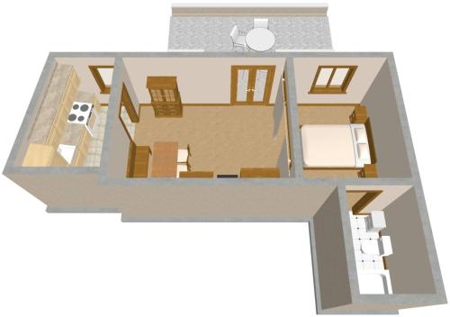 Půdorys ubytování Apartments by the sea Sutivan, Brac - 719