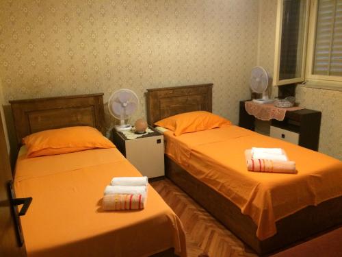 En eller flere senge i et værelse på Seaside holiday house Grscica, Korcula - 626