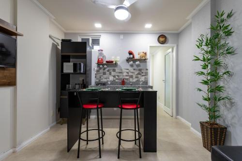 Η κουζίνα ή μικρή κουζίνα στο Refúgio em Copacabana - Para 4 pessoas - NSC401 Z4