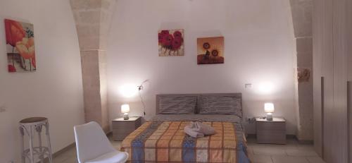 Ένα ή περισσότερα κρεβάτια σε δωμάτιο στο Casa matilde