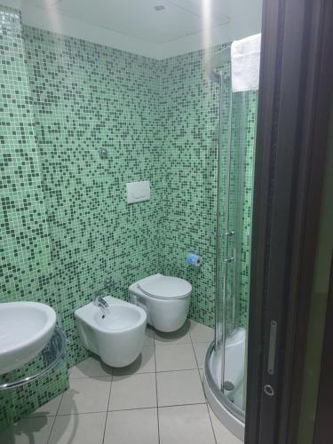 Koupelna v ubytování Sorrento Relais
