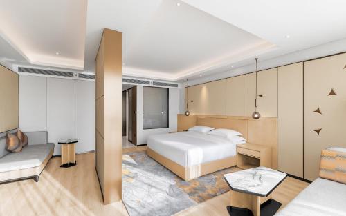 Crowne Plaza Changsha Development Zone by IHGにあるベッド