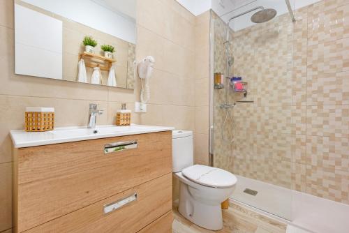 Koupelna v ubytování Apartamento junto al Mar