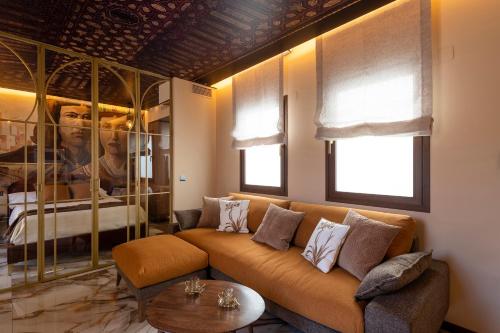 Posezení v ubytování Palatina Concept Suites