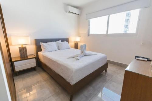 Ένα ή περισσότερα κρεβάτια σε δωμάτιο στο Soha suites I