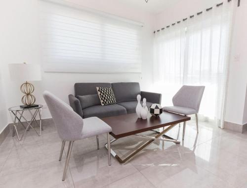 Χώρος καθιστικού στο Soha suites I