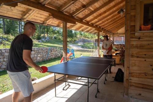 Table tennis facilities sa Šumska priča Tara / A Forest Tale Tara o sa malapit