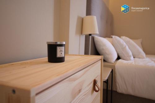 Postel nebo postele na pokoji v ubytování Apartamento Beach Cala Pi