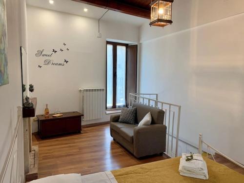 Posezení v ubytování B&B Nonno Loreto
