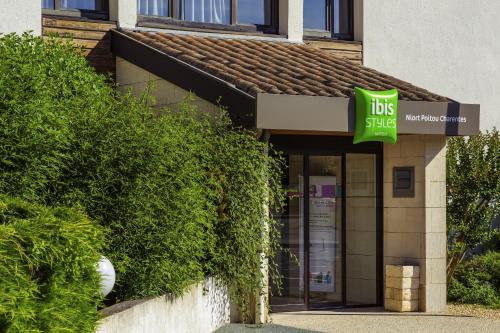 a ups store with a sign in front of it at ibis Styles Niort Poitou Charentes in Vouillé