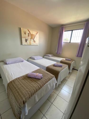 Cama o camas de una habitación en Center 1 Hotel