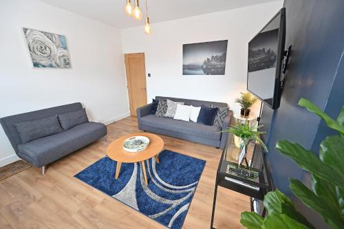 Posezení v ubytování The Coffee Pot Cottage in Town Centre FREE Parking