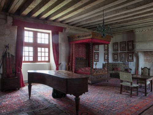 Χώρος καθιστικού στο Chateau de Chémery