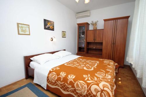 Postel nebo postele na pokoji v ubytování Apartment Krk 3231c