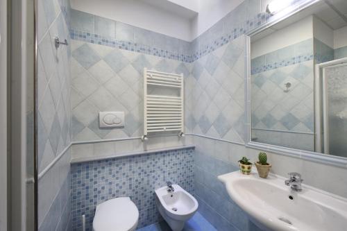 Ein Badezimmer in der Unterkunft Albergo Ristorante Pozzi