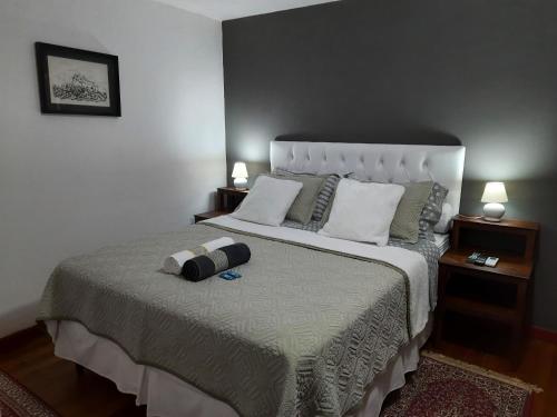 Katil atau katil-katil dalam bilik di Agellum Bed & Breakfast