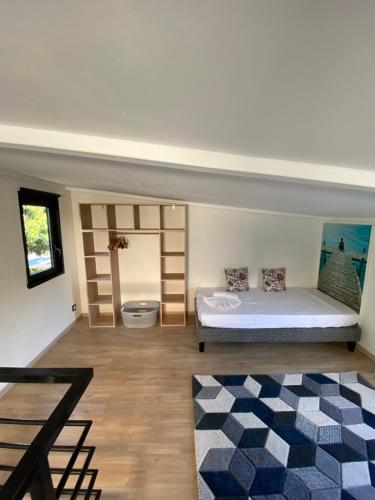 Postel nebo postele na pokoji v ubytování BUNGALOW LE COROSSOL