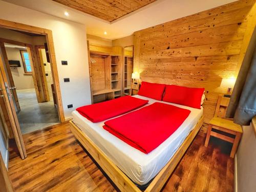 Postel nebo postele na pokoji v ubytování Garni Francescato