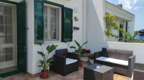 Χώρος καθιστικού στο Casa Rosa