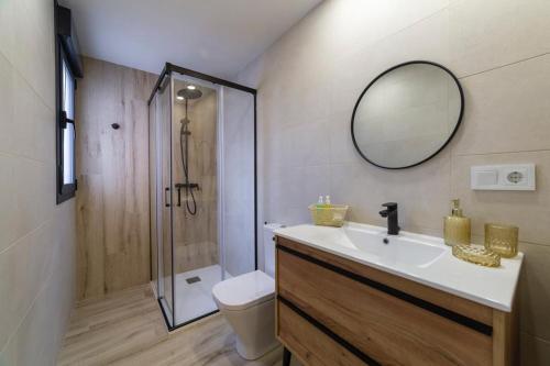 A bathroom at Edificio México