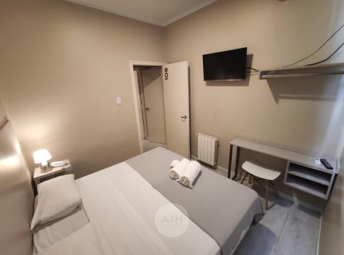 Katil atau katil-katil dalam bilik di Hotel Alhambra