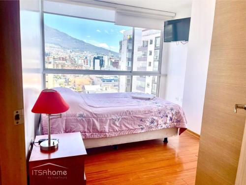Postel nebo postele na pokoji v ubytování ItsaHome Apartments - Torre Seis