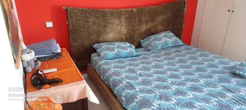 Кровать или кровати в номере Koukmaris House