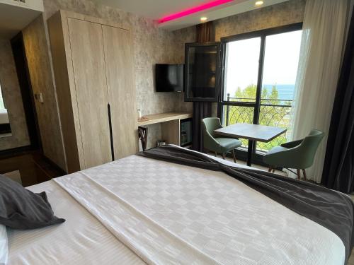 Katil atau katil-katil dalam bilik di Avni Bey Otel