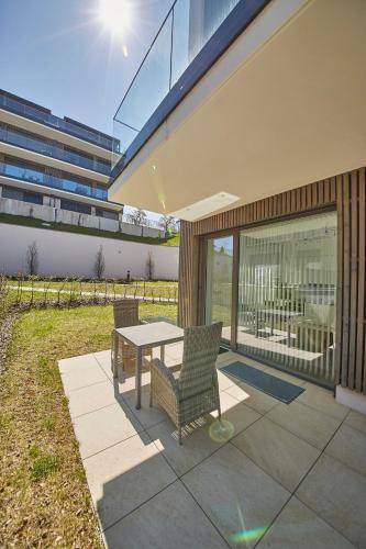 Balkón nebo terasa v ubytování Hermitage Apartments