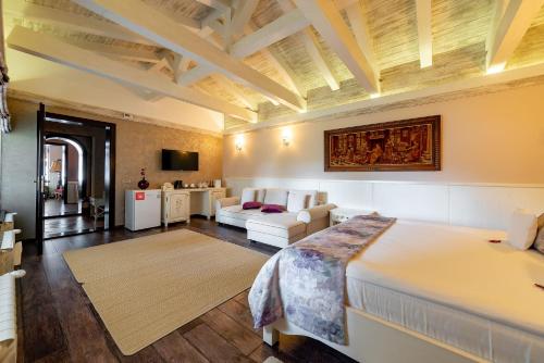 Ένα ή περισσότερα κρεβάτια σε δωμάτιο στο Casa Freya