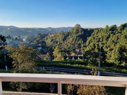 a view from the balcony of a house at Alto do Capivari - Gramado e vista espetacular in Campos do Jordão