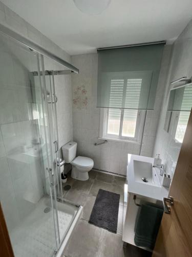 Kúpeľňa v ubytovaní Apartamento Bouzavella Panxón