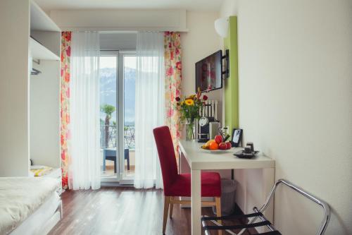 TV a/nebo společenská místnost v ubytování Hotel Tobler