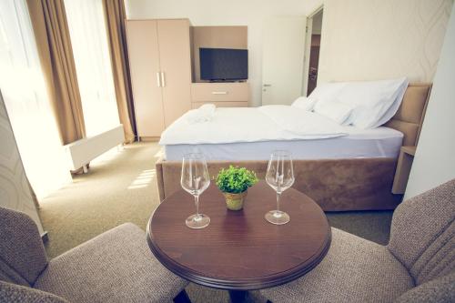 TV a/nebo společenská místnost v ubytování Apartmani SL Luxury