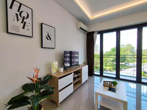 Dapur atau dapur kecil di ONE Homestay B 6Pax 2Rooms