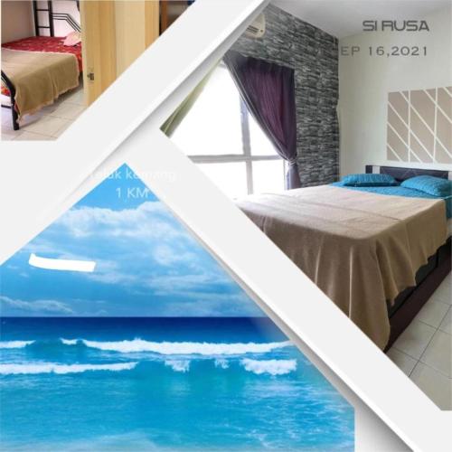 Ένα ή περισσότερα κρεβάτια σε δωμάτιο στο APARTMENT BAJET MARINA.