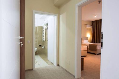 Koupelna v ubytování Bruxelles Guesthouse Craiova