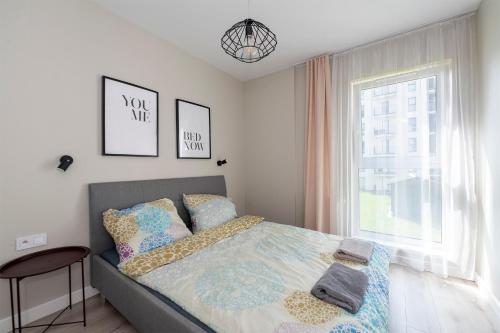 Posteľ alebo postele v izbe v ubytovaní Luxury in City -7- Bright-Secured-FreeParking