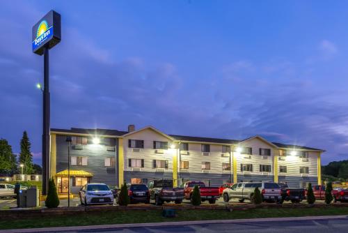 a hotel with cars parked in a parking lot at Days Inn by Wyndham Somerset PA I-70 I-76 in Somerset
