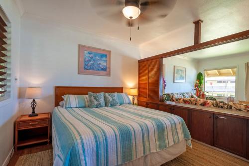 Voodi või voodid majutusasutuse Hanalei Colony Resort J3 toas