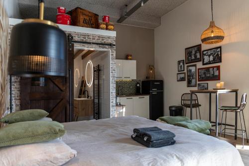 Postel nebo postele na pokoji v ubytování Bed & Breakfast Bakker Meijer